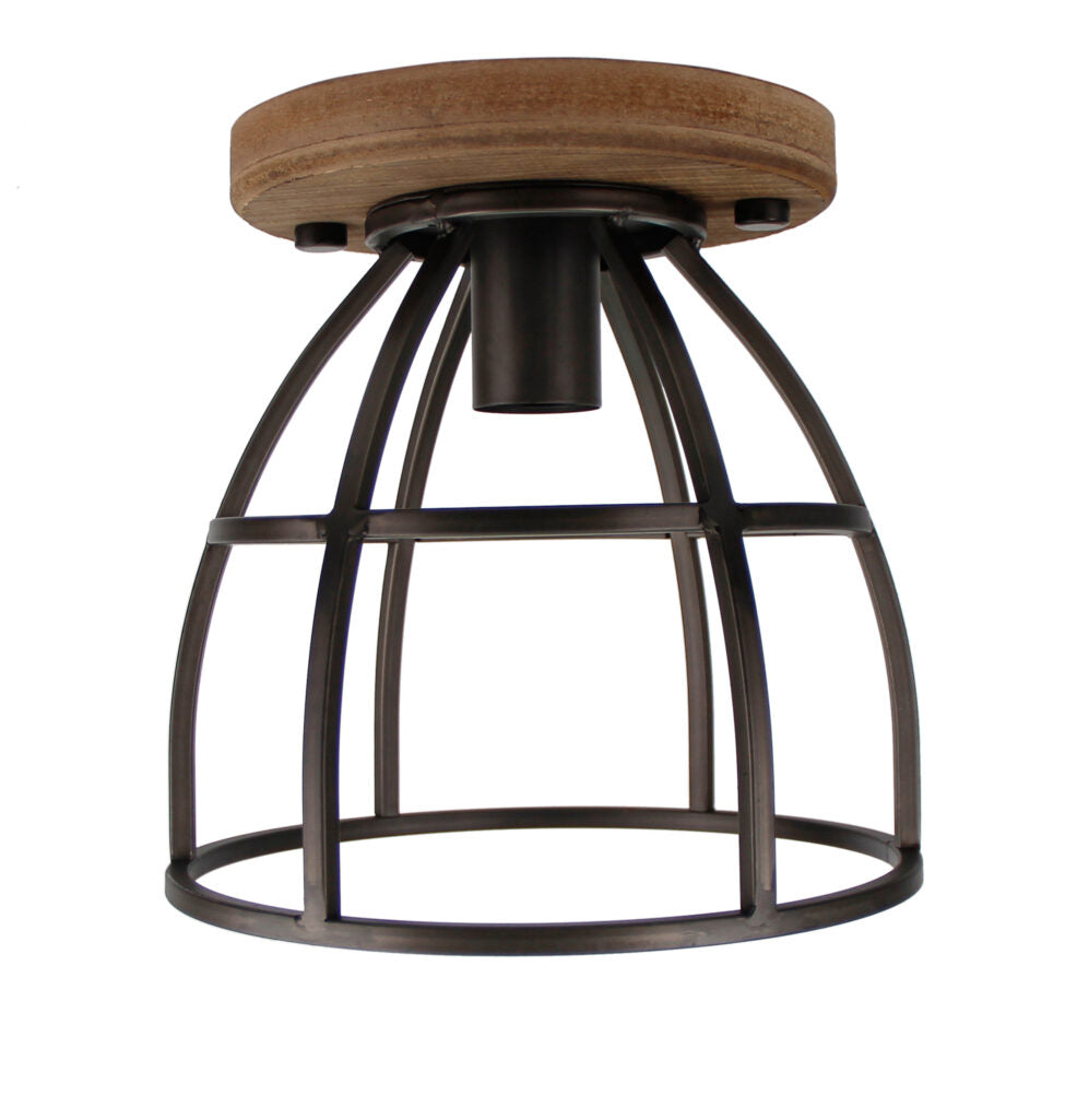 Plafondlamp Chericoni Aperto, zwart, Ø25 cm, 1 lichtpunt, E27 fitting. Modern design voor stijlvolle en sfeervolle verlichting.