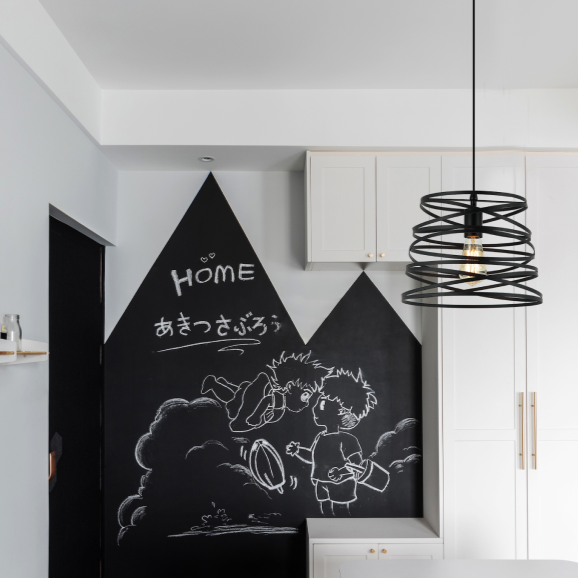 Chericoni Asti hanglamp, 1-lichts, zwart, Ø 35 cm, robuuste materialen zoals ijzer en metaal, ideaal voor elke ruimte