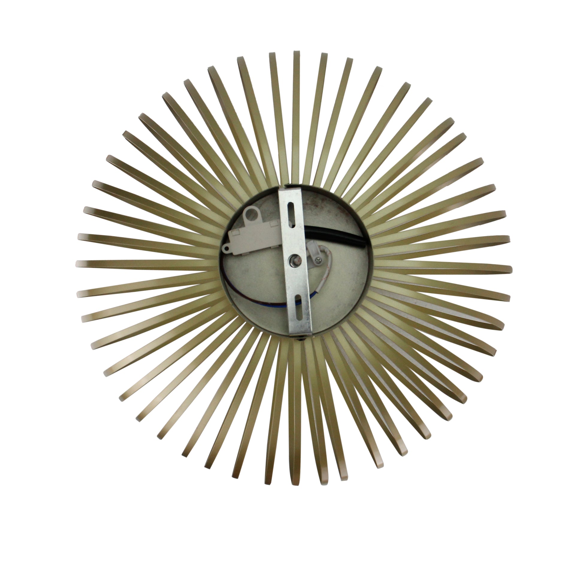 Chericoni Curvato plafondlamp, goud, Ø40 cm. Elegant 1-lichts design met E27 fitting, perfect voor een warme en uitnodigende verlichting.