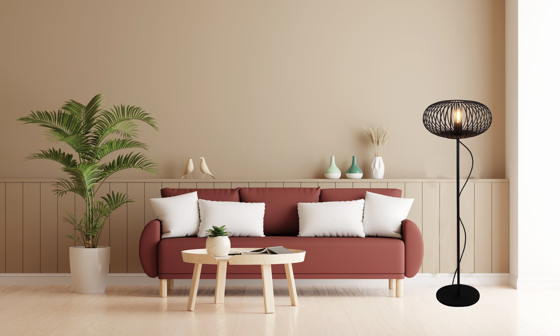 Zwarte Chericoni Curvato vloerlamp, 1-lichts, met een diameter van 40cm, E27 fitting, verstelbare hoogte 59cm of 143cm.
