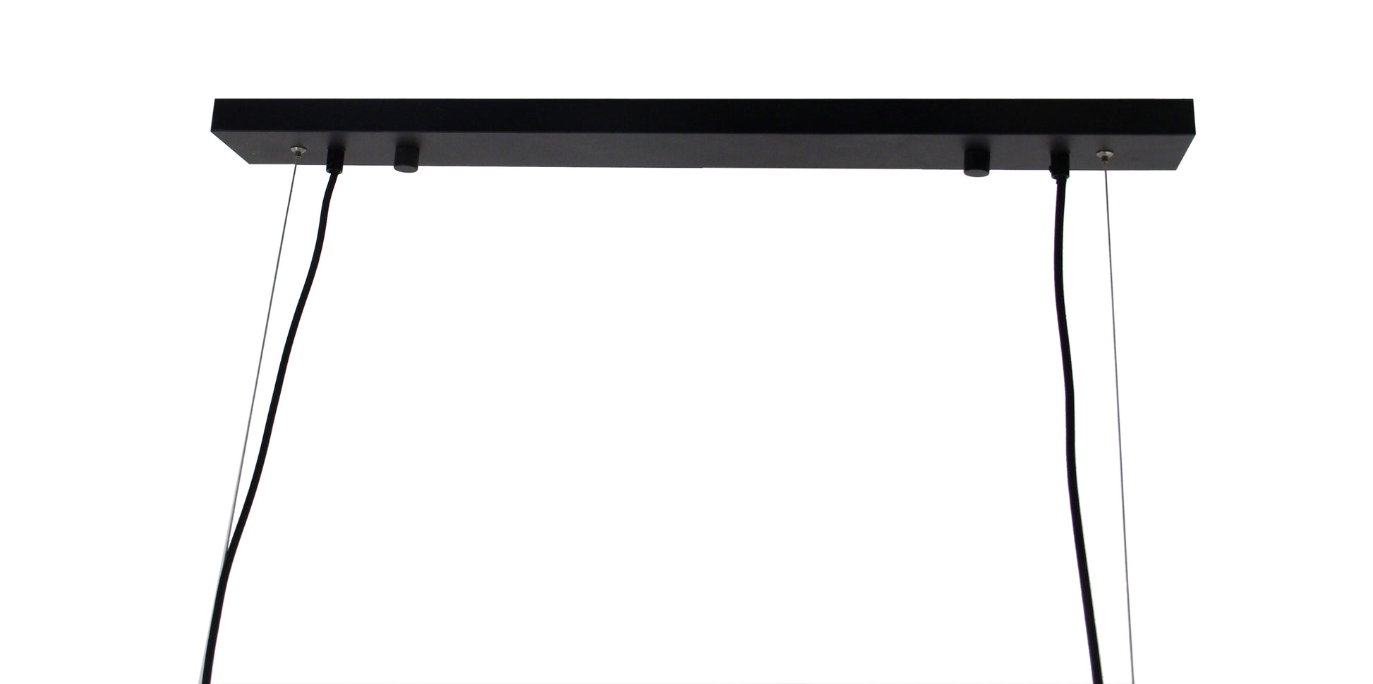 Hanglamp Chericoni Curvato, zwart, Ø 40 cm, 2 lichtpunten, E27 fitting. Modern design voor stijlvolle interieurverlichting.