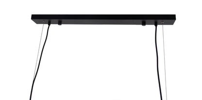 Hanglamp Chericoni Curvato, zwart, Ø 40 cm, 2 lichtpunten, E27 fitting. Modern design voor stijlvolle interieurverlichting.