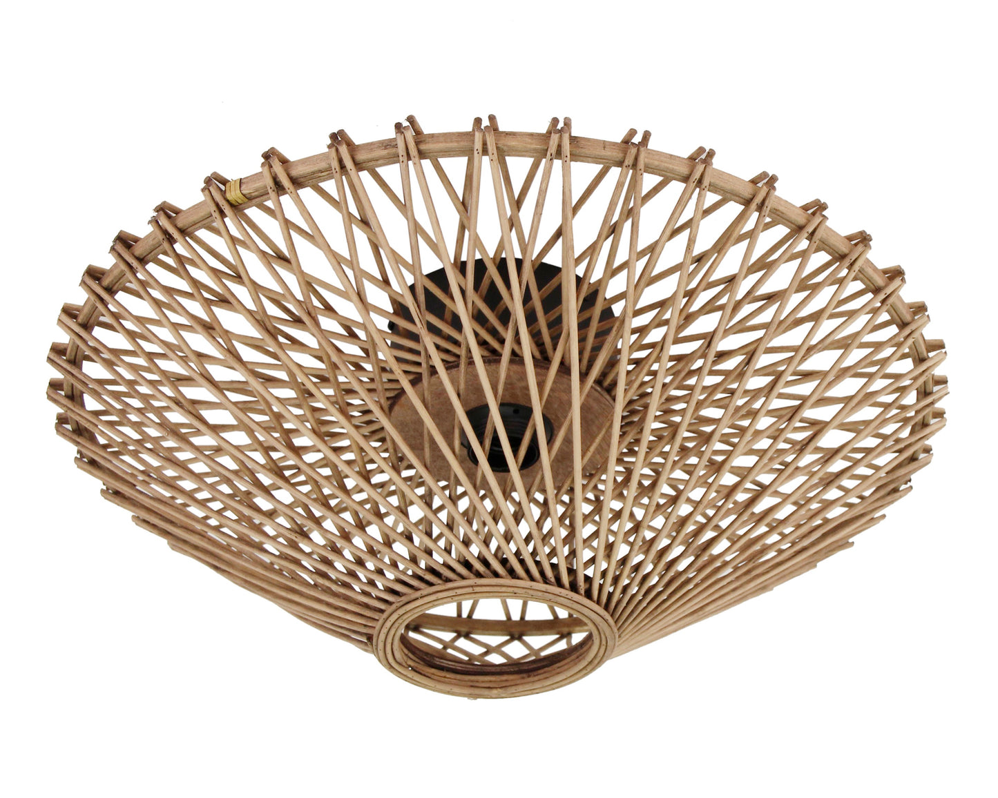 De Chericoni Nature Capello Plafondlamp (Ø60 cm) van bamboe met FSC-keurmerk creëert een warme en natuurlijke sfeer in huis. Deze stijlvolle plafondlamp met E27 fitting is perfect voor de woonkamer, slaapkamer of hal.