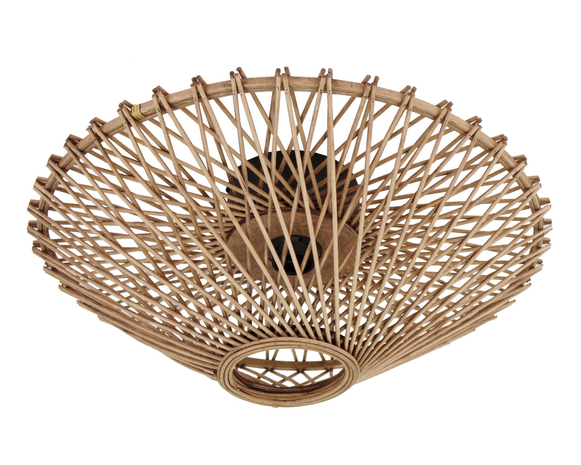 De Chericoni Nature Capello Plafondlamp (Ø60 cm) van bamboe met FSC-keurmerk creëert een warme en natuurlijke sfeer in huis. Deze stijlvolle plafondlamp met E27 fitting is perfect voor de woonkamer, slaapkamer of hal.