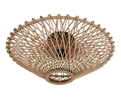 De Chericoni Nature Capello Plafondlamp (Ø60 cm) van bamboe met FSC-keurmerk creëert een warme en natuurlijke sfeer in huis. Deze stijlvolle plafondlamp met E27 fitting is perfect voor de woonkamer, slaapkamer of hal.