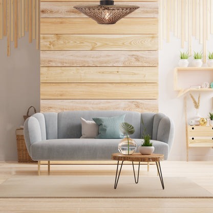 De Chericoni Nature Capello Plafondlamp (Ø60 cm) van bamboe met FSC-keurmerk creëert een warme en natuurlijke sfeer in huis. Deze stijlvolle plafondlamp met E27 fitting is perfect voor de woonkamer, slaapkamer of hal.