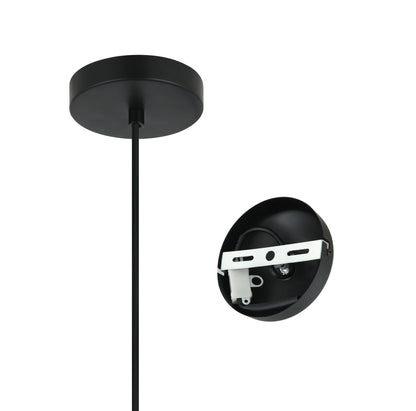 Hanglamp Chericoni Nature Treccia, Ø 40cm, 1 lichtpunt, bruin bamboe, natuurlijk design voor sfeervolle interieurverlichting.