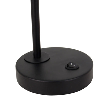 Tafellamp Chericoni Spero, zwart, 1-lichts, 6 cm, GU10 fitting. Compact en modern ontwerp voor sfeervolle verlichting.