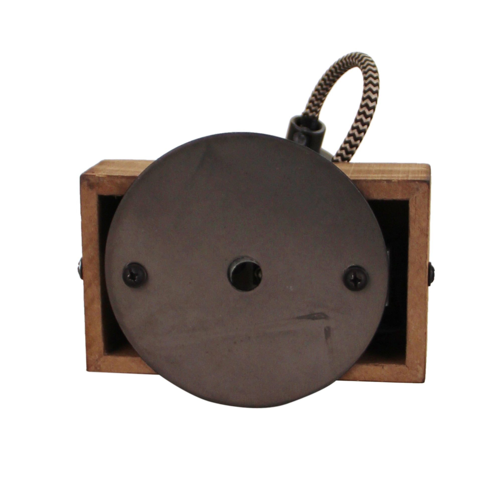 De Chericoni Tazza Plafondspot (1-lichts) in brons met hout is een stijlvolle en flexibele spot. Richt de spot naar wens en creëer sfeer in huis! 
