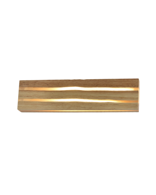 Wandlamp van hout met warm LED-licht – Chericoni Travolta