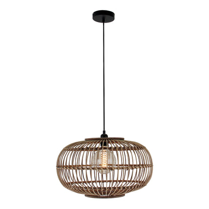 Various Woven hanglamp – Ø48 cm – 1 lichts – bamboe – natuur