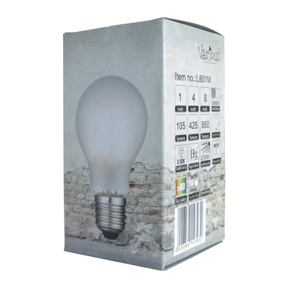 LED lamp L801M E27 fitting, 2700K warmwit, 3-staps dimbaar voor gezellige sfeer