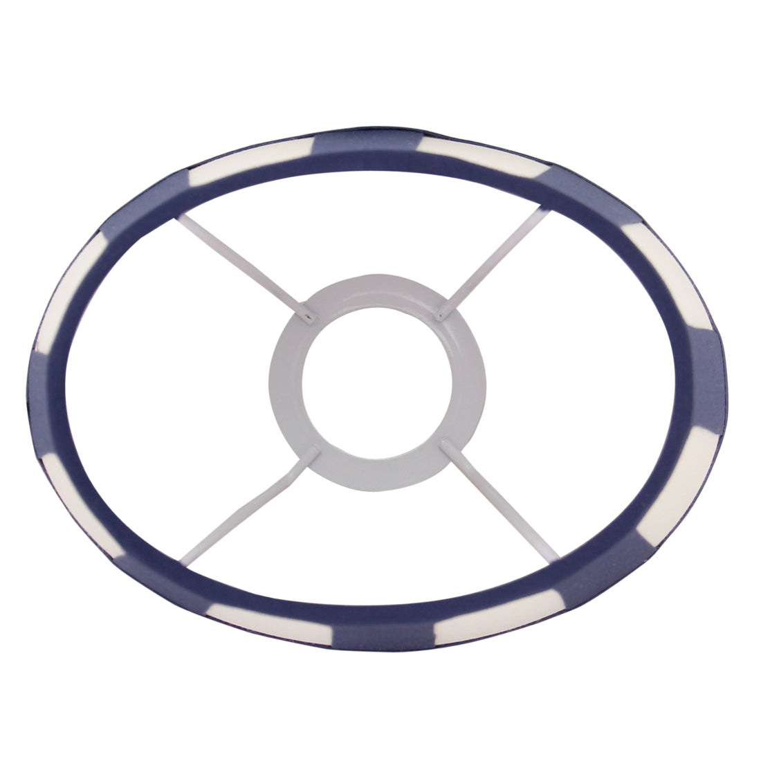 Various Balken Tafellamp - 1 lichts - 22 cm - Blauw & Creme