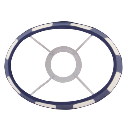 Various Balken Tafellamp - 1 lichts - 22 cm - Blauw & Creme