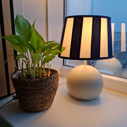 Various Balken Tafellamp - 1 lichts - 22 cm - Blauw & Creme