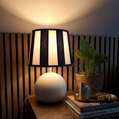 Various Balken Tafellamp - 1 lichts - 22 cm - Blauw & Creme