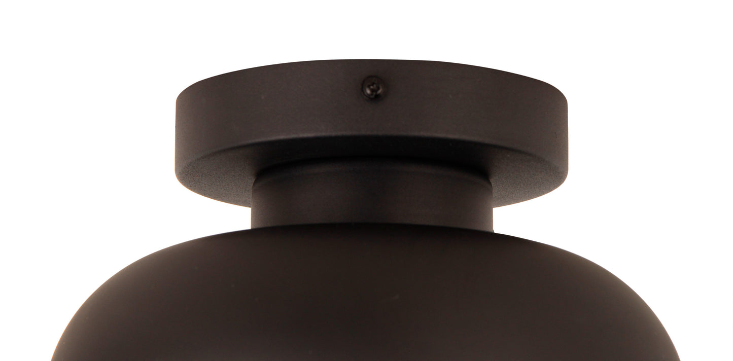 Specchio Opaco Plafondlamp met een diameter van 21 cm. De lamp heeft een minimalistische en moderne vormgeving met een matte afwerking.