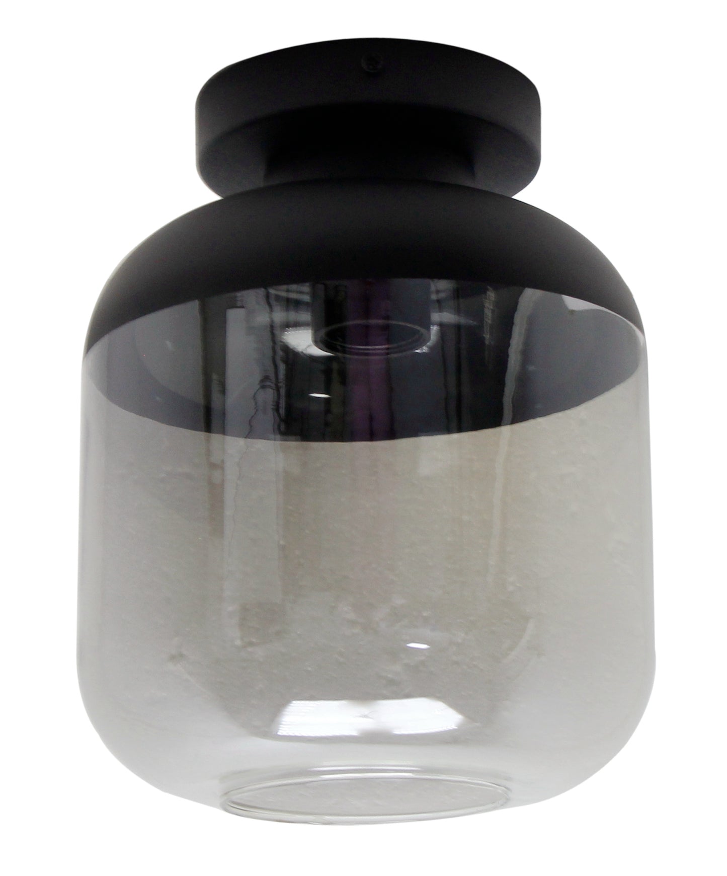 Specchio Opaco Plafondlamp met een diameter van 21 cm. De lamp heeft een minimalistische en moderne vormgeving met een matte afwerking.