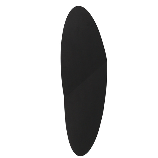 Zwarte Chericoni Piatto wandlamp, 2 lichts, GX53 fitting, voor sfeervolle verlichting in woon- en werkruimtes.