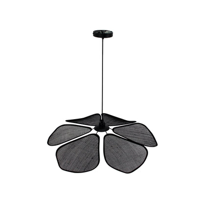 Bladvormige zwarte hanglamp – Chericoni Corvo – 1 lichts – 80 cm