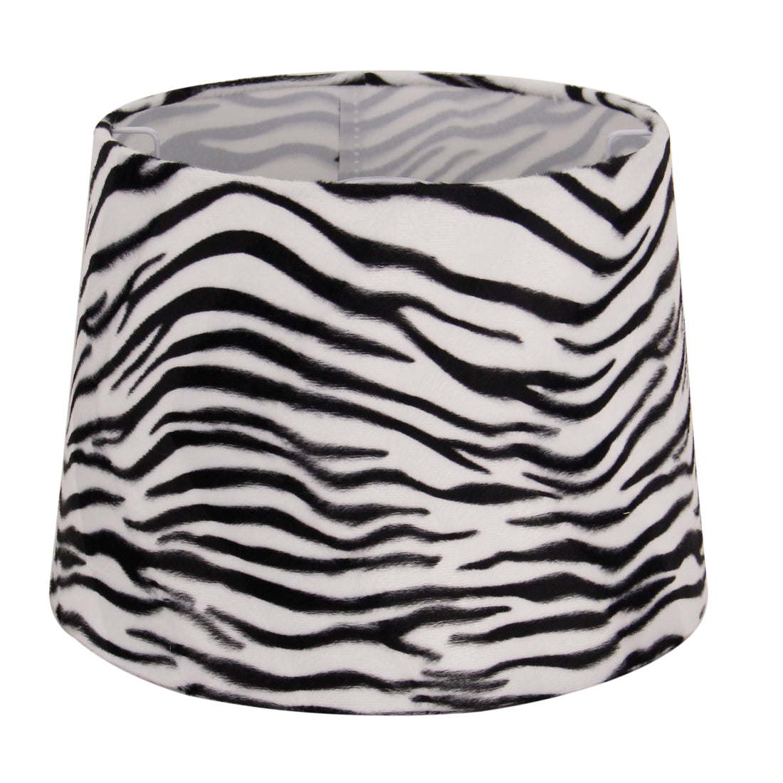 Various Lampenkap Zebra - Drum - Ø20 cm of Ø35 cm - Fluweel -  E27