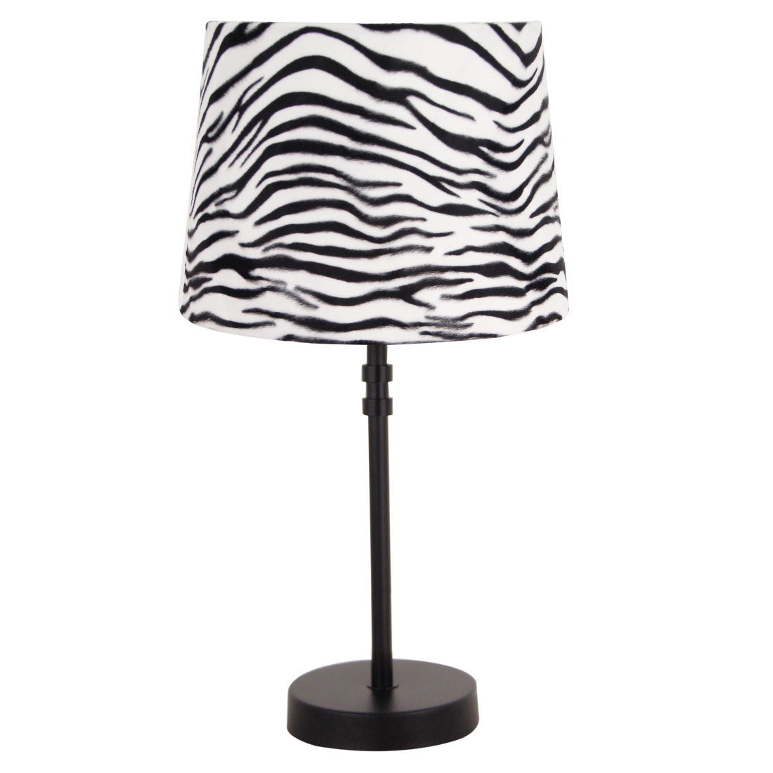 Various Lampenkap Zebra - Drum - Ø20 cm of Ø35 cm - Fluweel -  E27