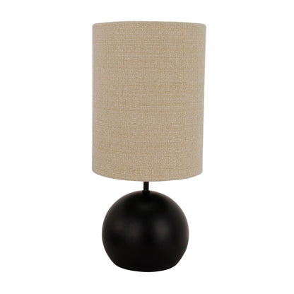 Chericoni Porto Tafellamp – 1 lichts – Ø18 cm – Zwart/Khaki - Japandi Stijl