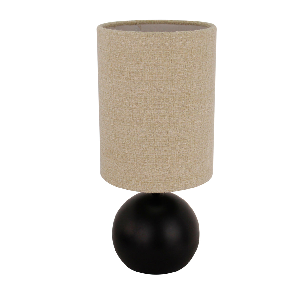 De Porto tafellamp in zwart en zand voegt een moderne touch toe aan je interieur. Perfect voor een stijlvol accent.