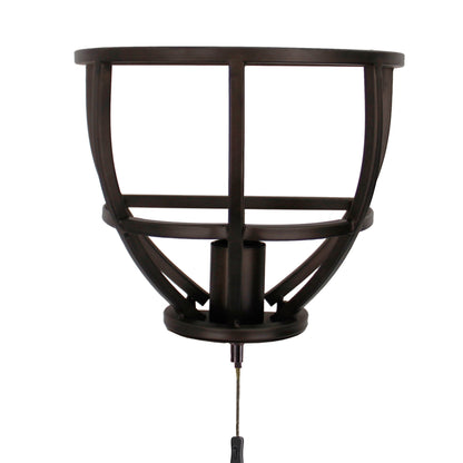 Chericoni Aperto Wandlamp – Ø25 cm - Industrieel Design – Zwart – E27