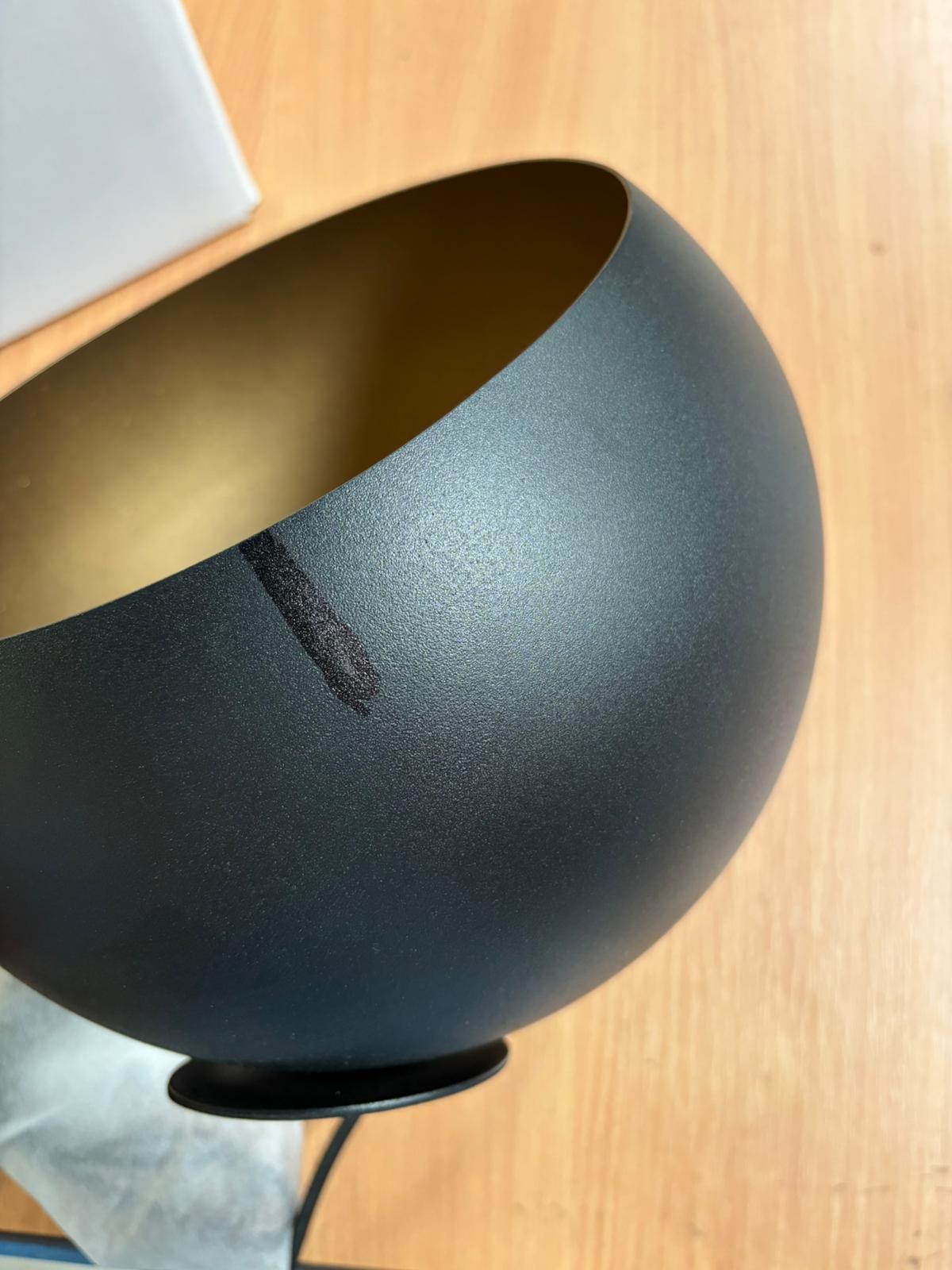 Tweedekans artikel - Chericoni Occhio Tafellamp - Ø 25 cm - Zwart - IJzer, Metaal