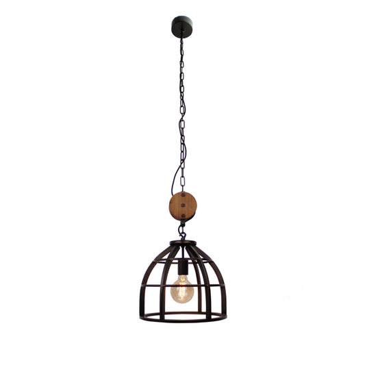 Deze zwarte Aperto hanglamp heeft een moderne uitstraling. Perfect voor het verlichten van jouw eet- of woonruimte.