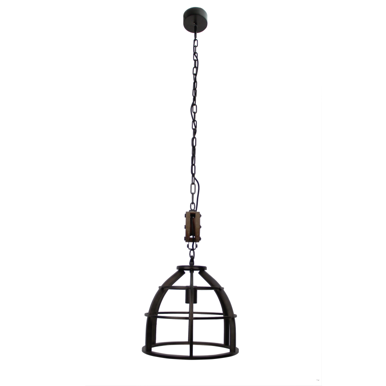Deze detailfoto toont de zwarte Aperto hanglamp met een modern design. Perfect voor een eigentijdse uitstraling in huis.