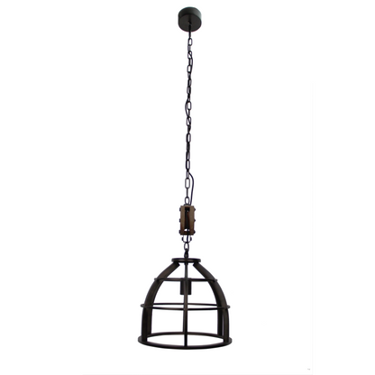 Deze detailfoto toont de zwarte Aperto hanglamp met een modern design. Perfect voor een eigentijdse uitstraling in huis.