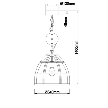Zwart en modern, deze Aperto hanglamp voegt een eigentijdse touch toe aan jouw interieur. Perfect voor boven de eettafel.