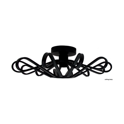 Deze zwarte Arco plafondlamp geeft een stoere, industriële uitstraling aan je interieur. Perfect voor elke ruimte!
