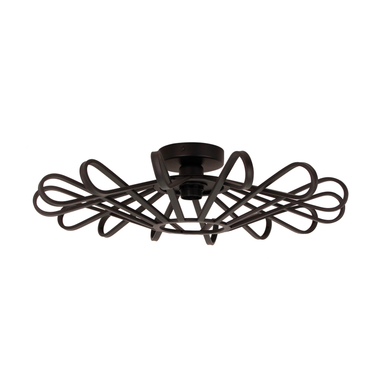 De Arco plafondlamp in zwart voegt een industrieel accent toe aan je interieur. Perfect voor een eigentijdse sfeer.