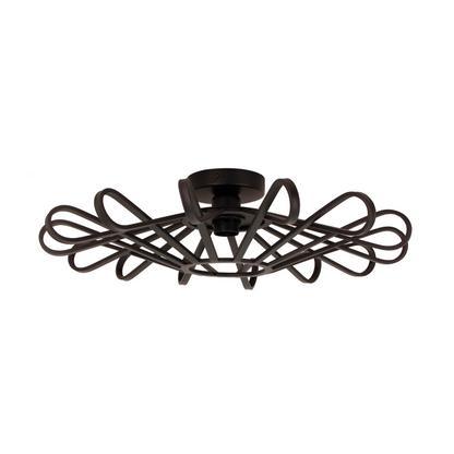 De Arco plafondlamp in zwart voegt een industrieel accent toe aan je interieur. Perfect voor een eigentijdse sfeer.