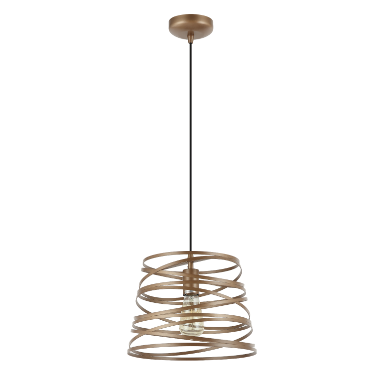 Details van de gouden Asti hanglamp stralen modern design uit. Perfect voor een chique sfeer boven elke eettafel.