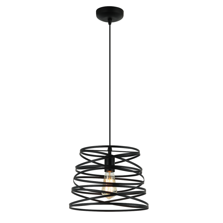 Moderne zwarte hanglamp Asti met een tijdloos ontwerp. Perfect voor een eigentijdse touch in jouw interieur.