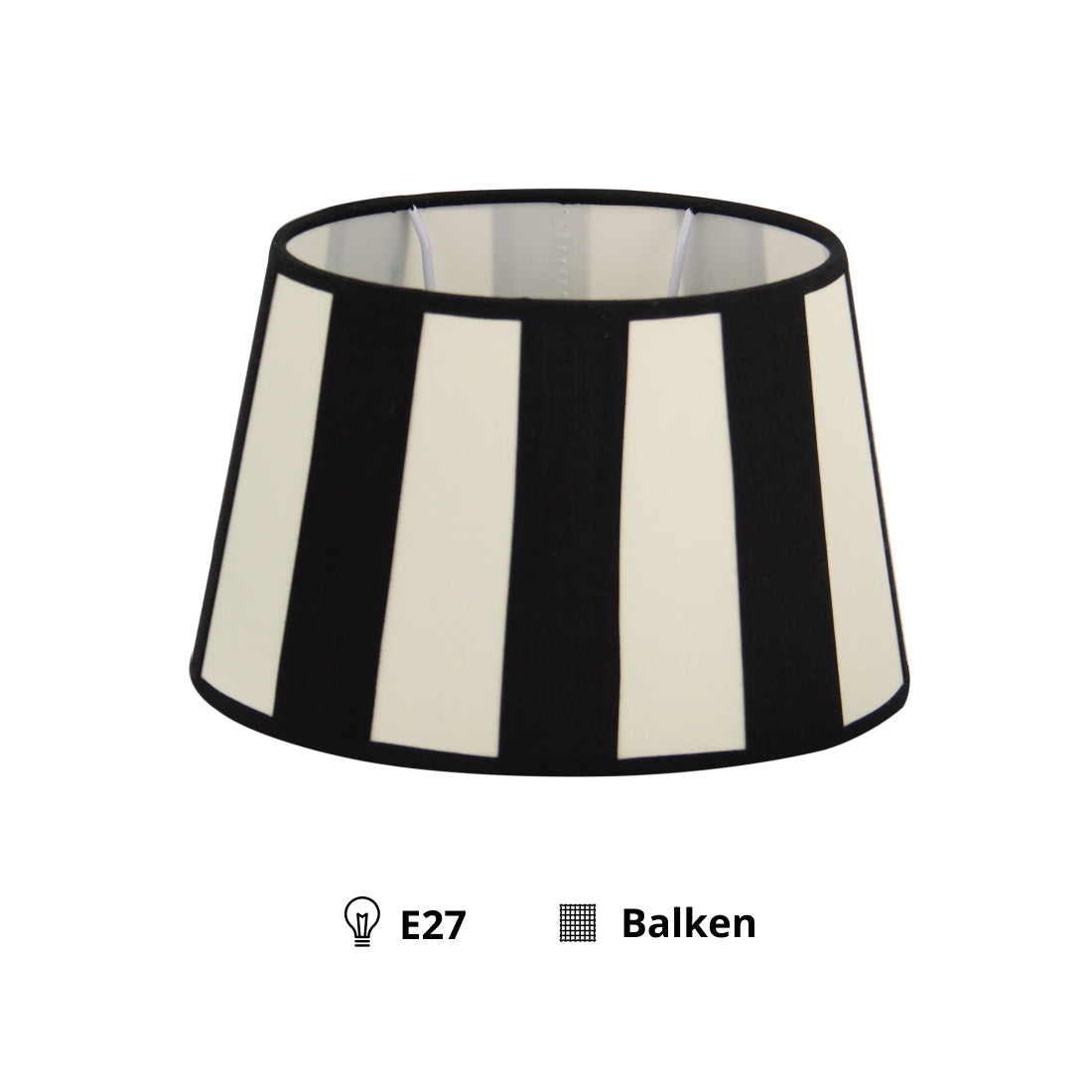 Deze crèmekleurige lampenkap heeft een elegante ovalen vorm. Perfect voor een warme en sfeervolle inrichting.