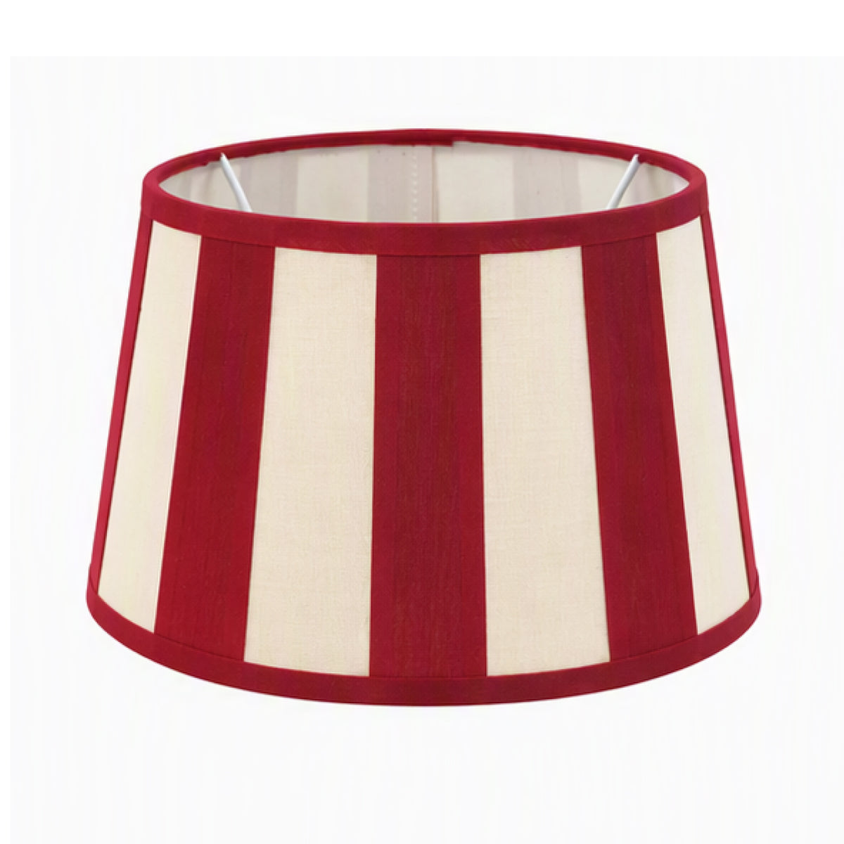 A classic cream and red lampshade from the Balken series. It adds warmth and charm to any traditional decor.