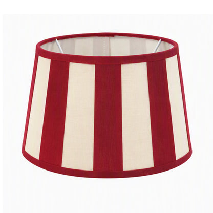 A classic cream and red lampshade from the Balken series. It adds warmth and charm to any traditional decor.