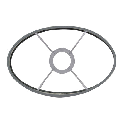 Deze gedetailleerde grijze lampenkap geeft elke ruimte een moderne touch. Perfect voor sfeervolle verlichting en stijl.