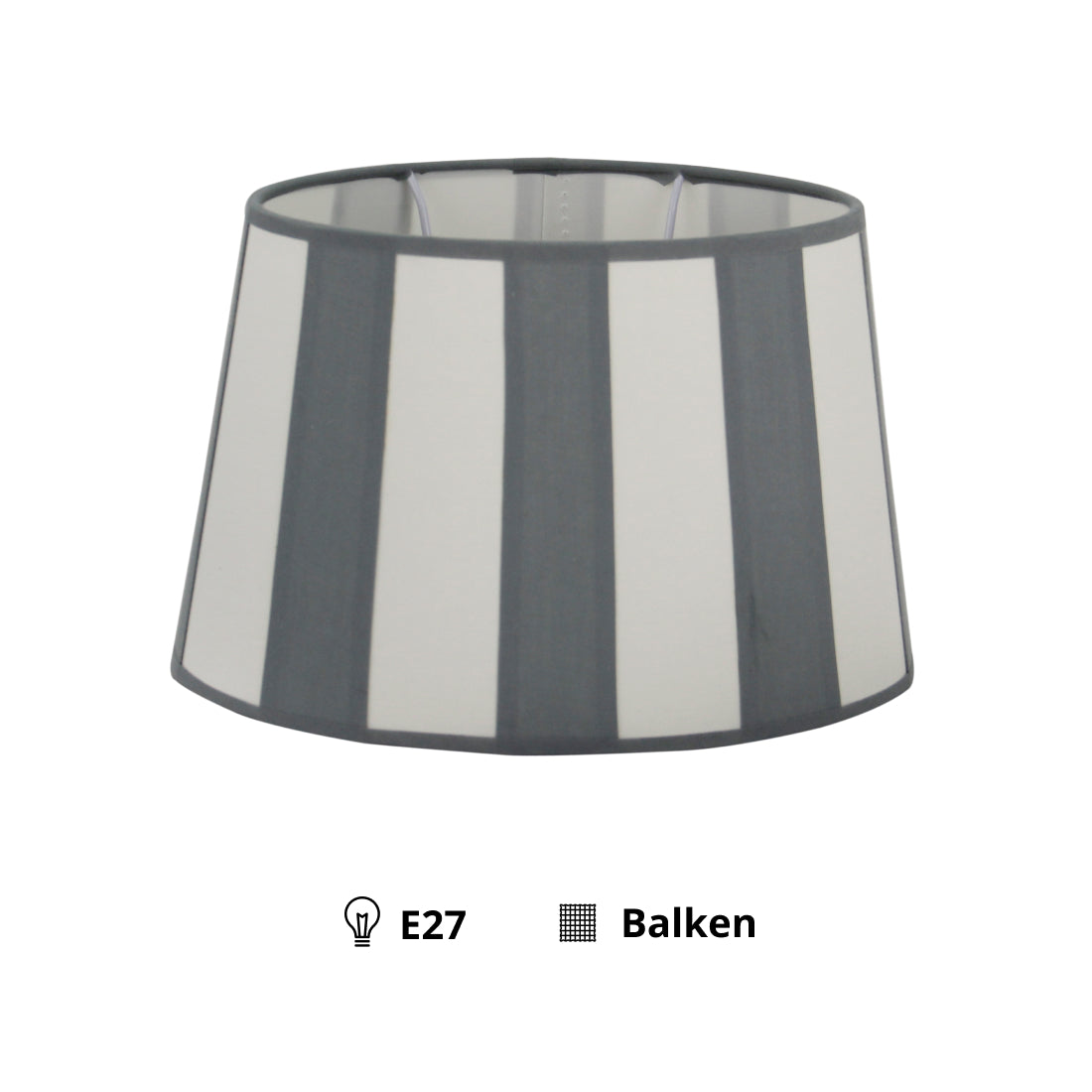 Deze grijze lampenkap geeft een moderne touch aan je interieur. Perfect voor sfeervolle verlichting en stijlvol design.