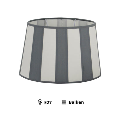 Deze grijze lampenkap geeft een moderne touch aan je interieur. Perfect voor sfeervolle verlichting en stijlvol design.