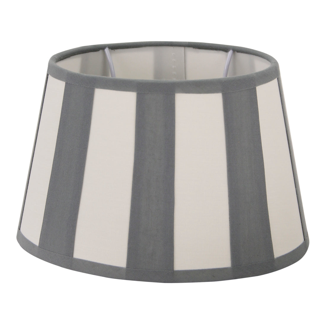 Moderne grijze lampenkap Oval van Various, perfect voor een sfeervolle accentverlichting in jouw interieur.