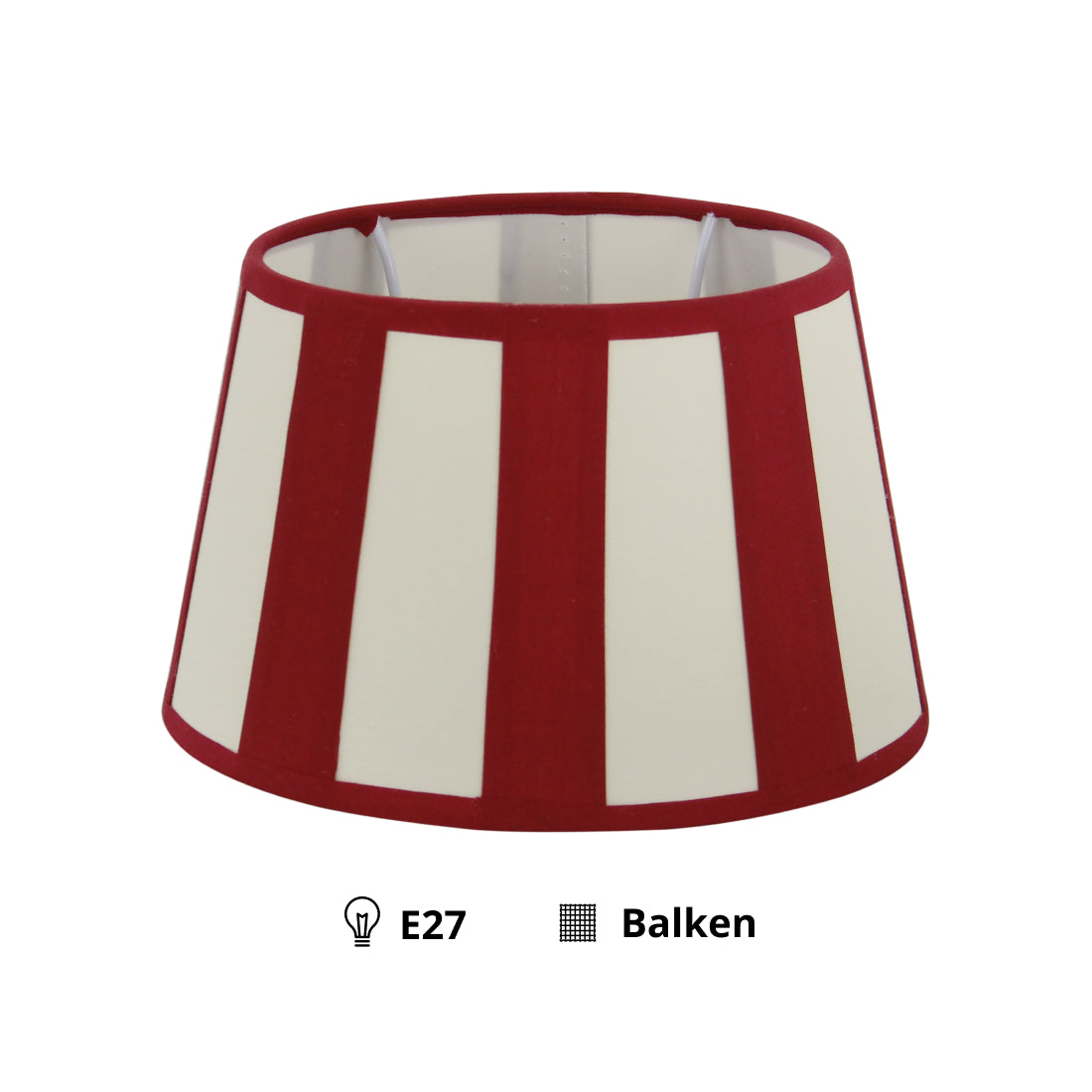 Deze rode lampenkap in modern design voegt een speelse touch toe aan je interieur. Perfect voor sfeervolle verlichting!