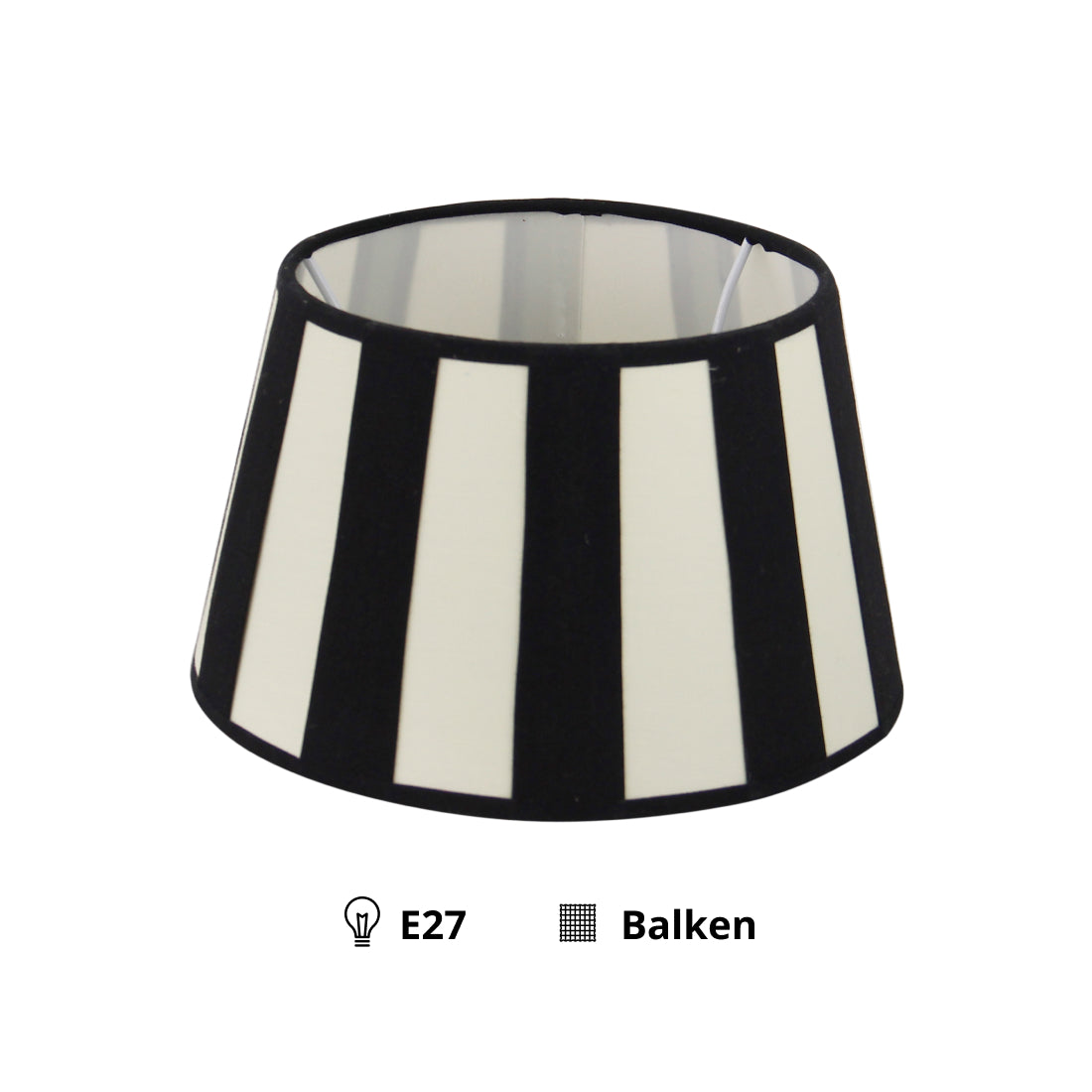 Deze zwarte lampenkap biedt een moderne uitstraling en past perfect boven een eettafel. Ideaal voor sfeervolle verlichting.