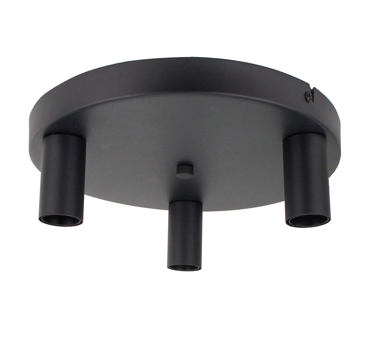 Zwarte plafondlamp uit de Basic serie met een robuust industrieel ontwerp. Perfect voor een trendy en moderne uitstraling.