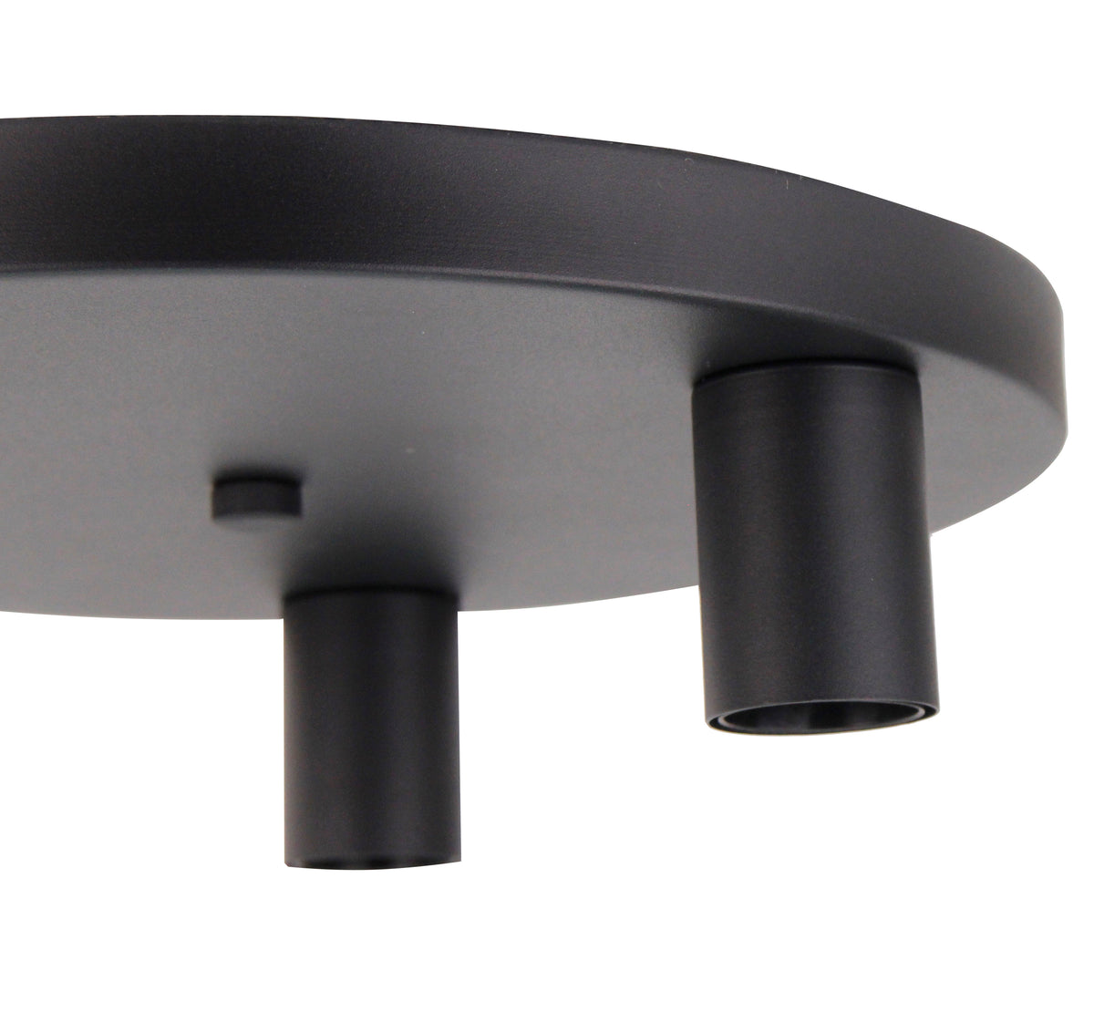 De zwarte plafondlamp uit de Basic-serie heeft een robuuste uitstraling. Perfect voor een industriële sfeer in huis.